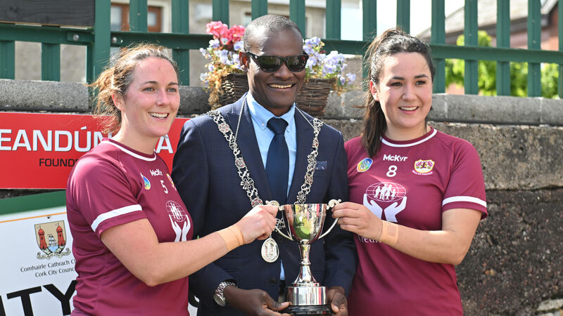 Bishopstown capture the Cork City Council Muirgheal MacSwiney Junior Camogie Cup beating St Finbarr's in the final Bishopstown capture the Cork City Council Muirgheal MacSwiney Junior Camogie Cup beating St Finbarr's in the final