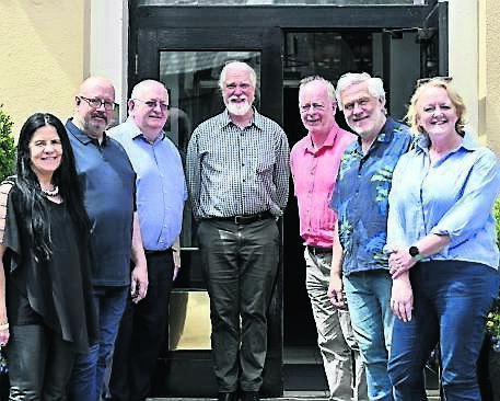 Mother Jones Festival committee members Ann Pigott, Dominic O’Callaghan, James Nolan, John Barimo, Ger O’Mahony, William Hammond and Angela Flynn at its launch. Picture: Chani Anderson
                    