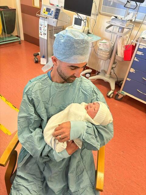 Sean with his son. Sean with his son.