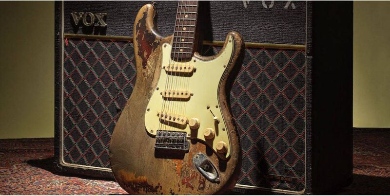 Rory Gallagher's iconic Fender Stratocaster is being put up for auction via Bonhams.