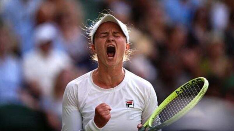 Barbora Krejcikova knocks out former champion Elena Rybakina in Wimbledon semis Barbora Krejcikova knocks out former champion Elena Rybakina in Wimbledon semis