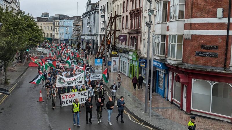 Hundreds take to the streets of Cork for weekly rally in solidarity with Palestine Hundreds take to the streets of Cork for weekly rally in solidarity with Palestine