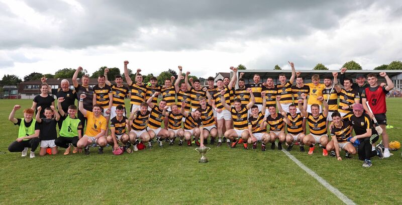 Buttevant celebrate their win. Buttevant celebrate their win.