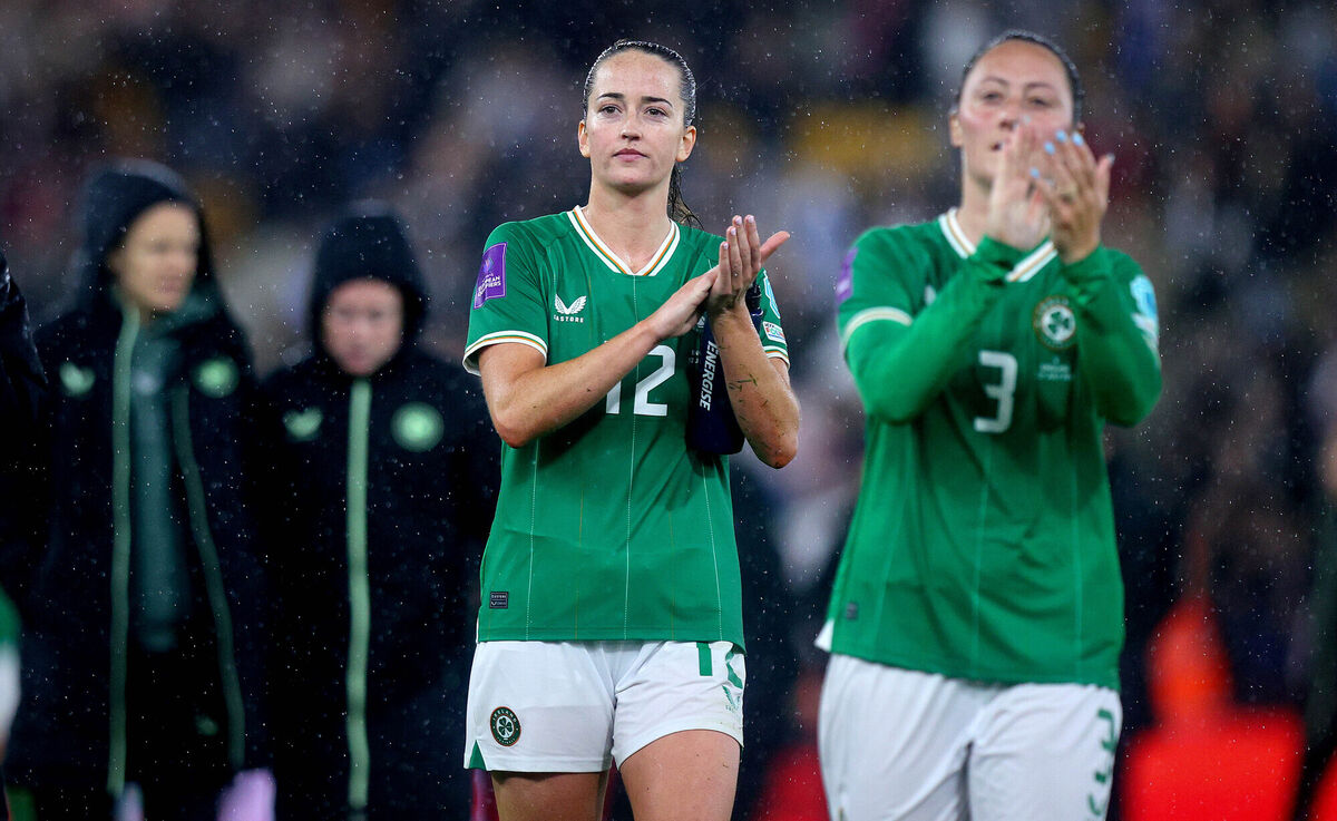 Ireland’s Anna Patten after the England game 