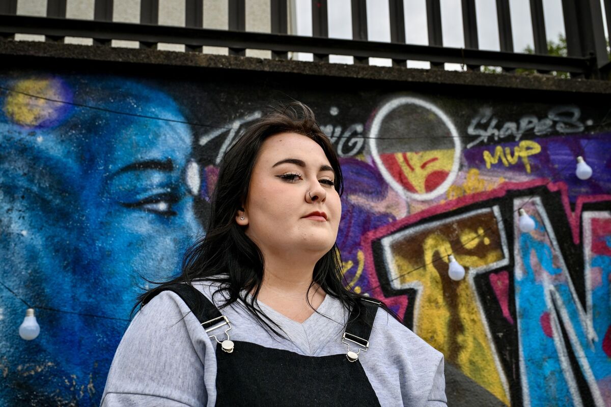 Rosaleen Brady pictured in The Kabin where she not only writes and produces her own music but enjoys encouraging and helping others to do the same. Picture Chani Anderson