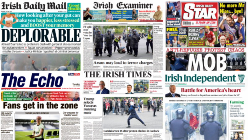What the papers say: Tuesday's front pages