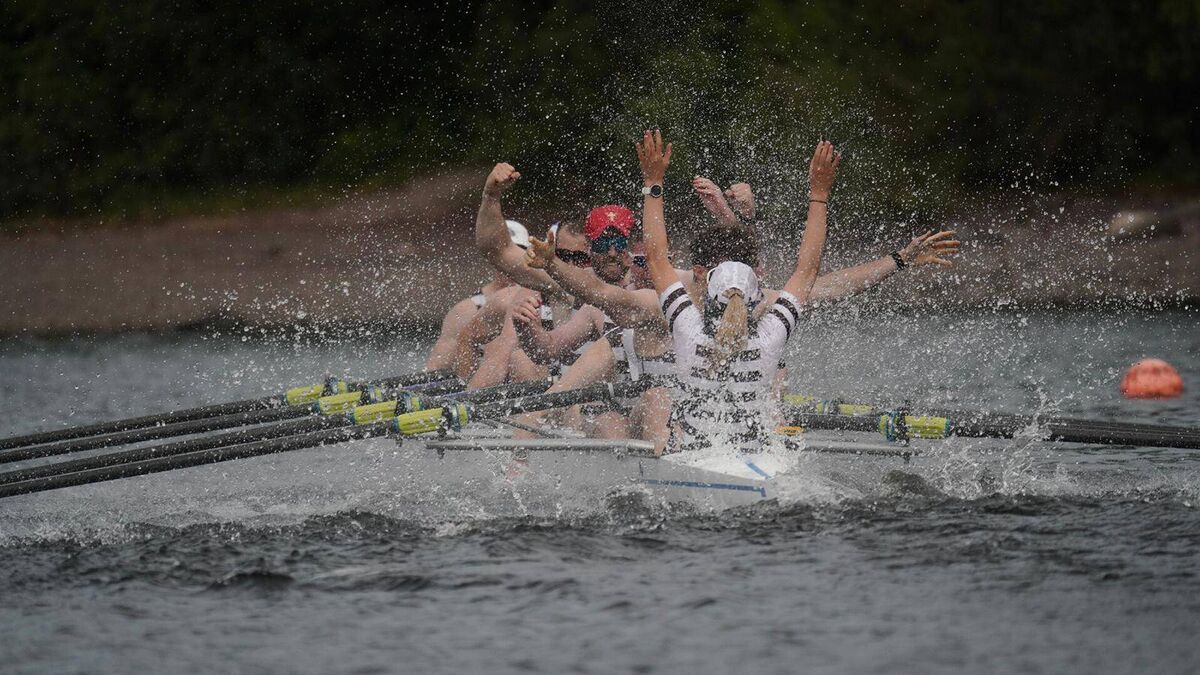 Cork Boat Club senior eights win national title at 2024 Irish Rowing Championships. Picture: John O'Shaughnessy