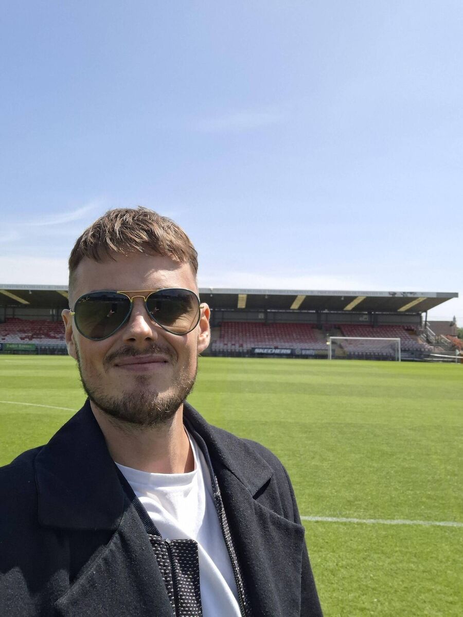 Matt Coughlan, the new Sponsorship, Events and Merchandise Manager at Cork City FC.
