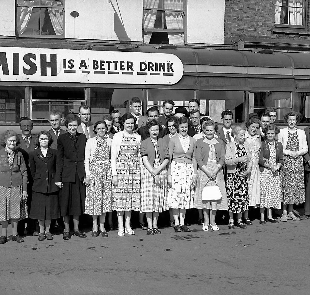 An outing for the deaf people of Cork to Ballybunion, Co. Kerry, on June 27, 1954. It was a popular summer destination for Cork folk An outing for the deaf people of Cork to Ballybunion, Co. Kerry, on June 27, 1954. It was a popular summer destination for Cork folk