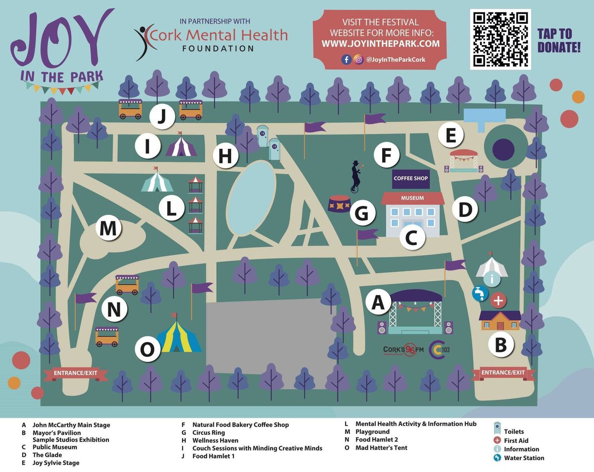 Joy In The Park 2024 progrmame