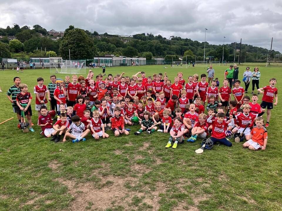 Last weekend Douglas GAA Club organised a blitz for Douglas GAA Boys U7-U10 who competed in a mixed ages hurling blitz called Bash The Banner. Photo: Club PRO Rebecca Ní Shíocháin.