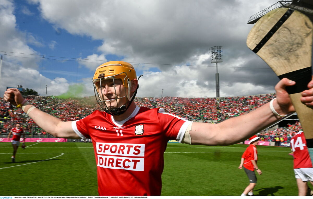 Shane Barrett after the semi-final win. Picture: Ray McManus/Sportsfile