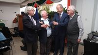 Tánaiste Micheál Martin meets with Cork sports legends on African trip
