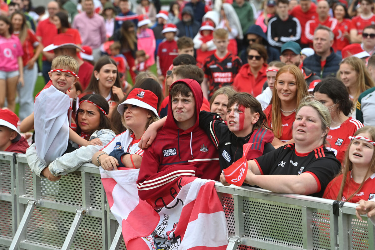  Fans at the All-Ireland final fanzone at Páirc Uí Chaoimh. Picture Dan Linehan