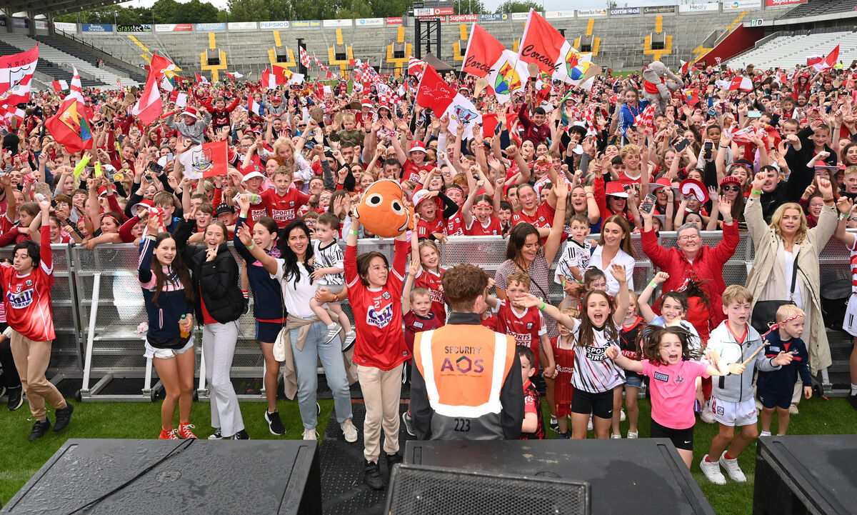  The crowd who turned out to welcome home the Cork senior hurling team. Picture: Eddie O'Hare