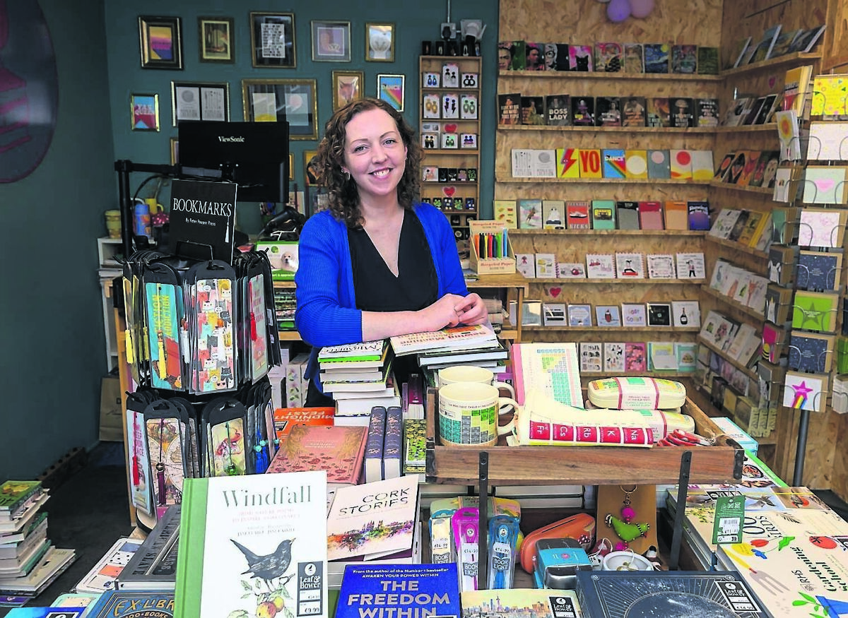 Fiona Farrell at her Leaf & Bower independent book shop on Main street West End Ballincollig, Cork. Picture Dan Linehan Fiona Farrell at her Leaf & Bower independent book shop on Main street West End Ballincollig, Cork. Picture Dan Linehan