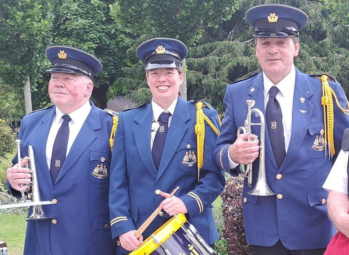 Paddy Moore, Pamela Murphy and Billy O'Callaghan of the Cork Barrack Street Band playing at the National Day of Commemoration in Cork's Fitzgerald's Park earlier this month. Pic: Cork Barrack Street Band. Paddy Moore, Pamela Murphy and Billy O'Callaghan of the Cork Barrack Street Band playing at the National Day of Commemoration in Cork's Fitzgerald's Park earlier this month. Pic: Cork Barrack Street Band.