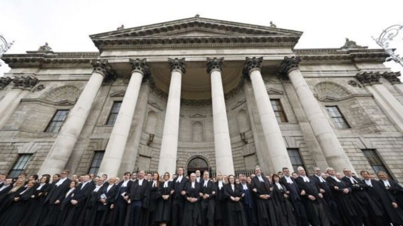 Criminal law barristers stage third day of strike action this month Criminal law barristers stage third day of strike action this month