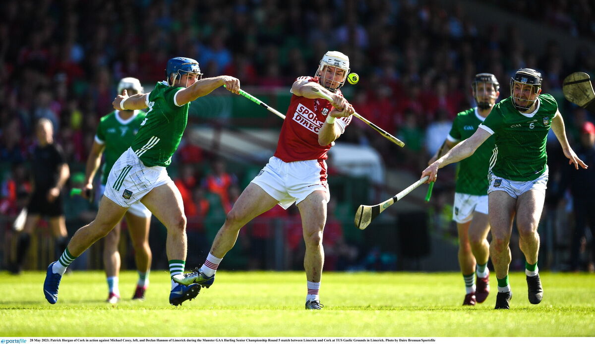 Patrick Horgan scores against Limerick in 2023. Picture: Daire Brennan/Sportsfile