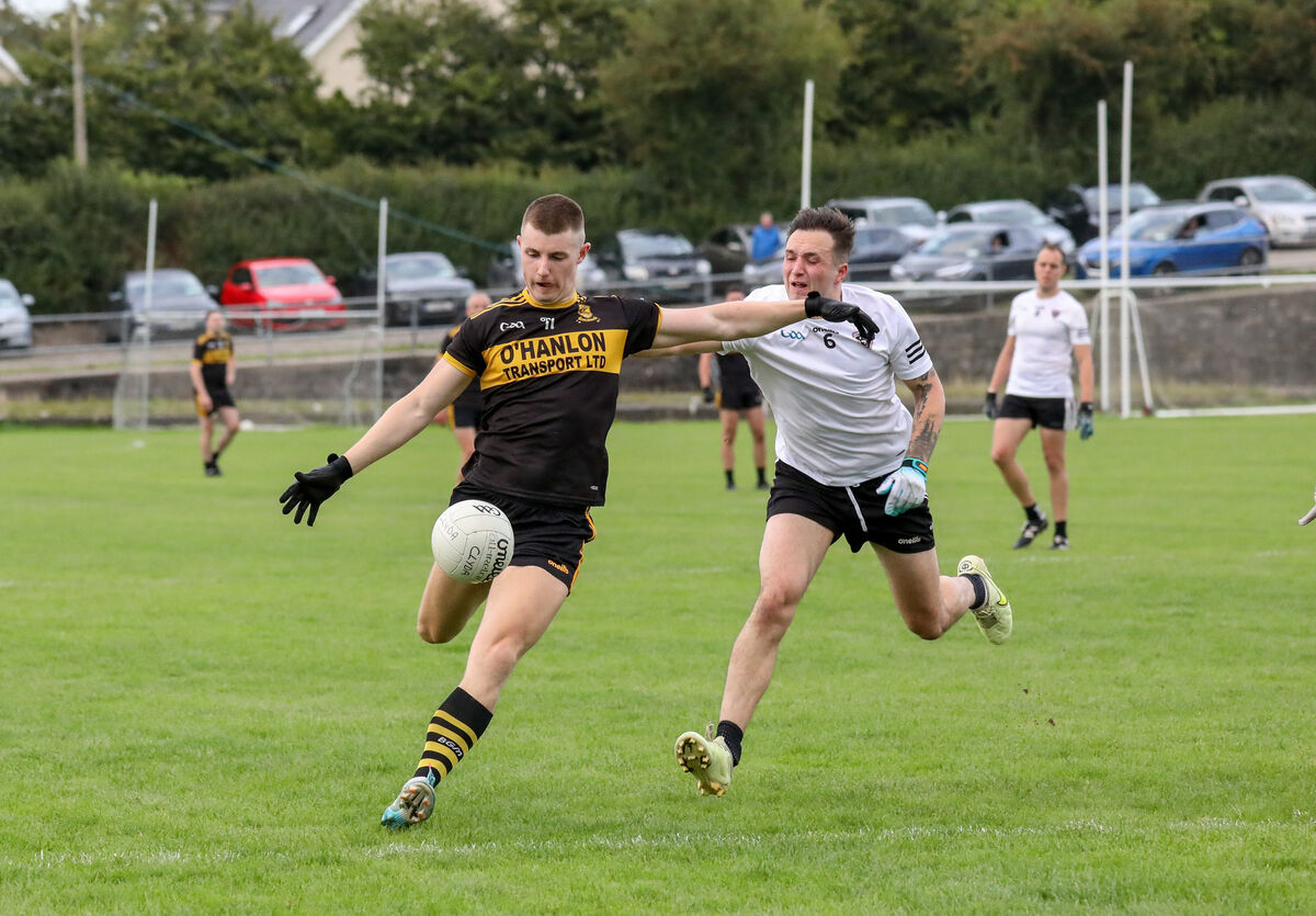 Clyda Rovers' Conor Corbett in action against Kiskeam last year. Picture: David Creedon