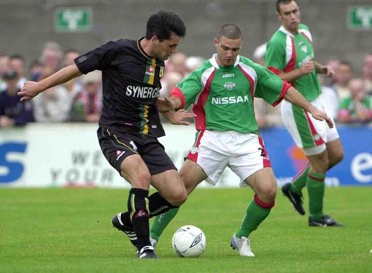 Cork City's Danny Murphy in action against FC Nantes. Picture: Gavin Browne