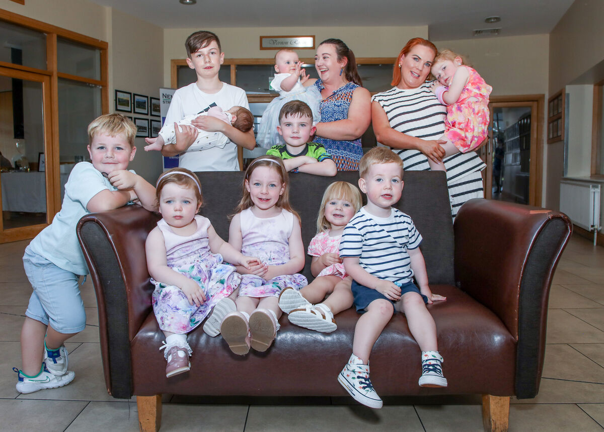 Great-grandchildern of Denis and Chrissie Higgins. - Picture: David Creedon