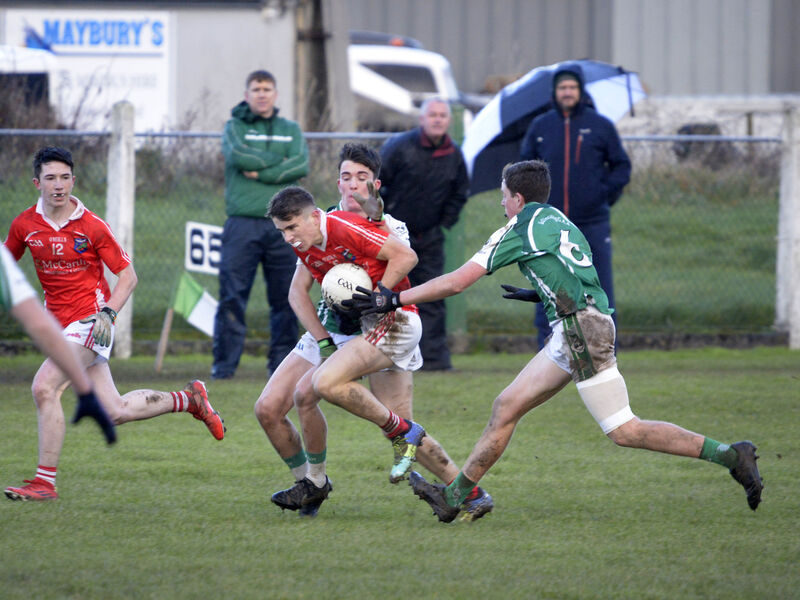 Ben O'Sullivan in action for Beara minors in 2021. O'Sullivan hit 3-2 for Adrigole at the weekend. Picture: Denis Boyle