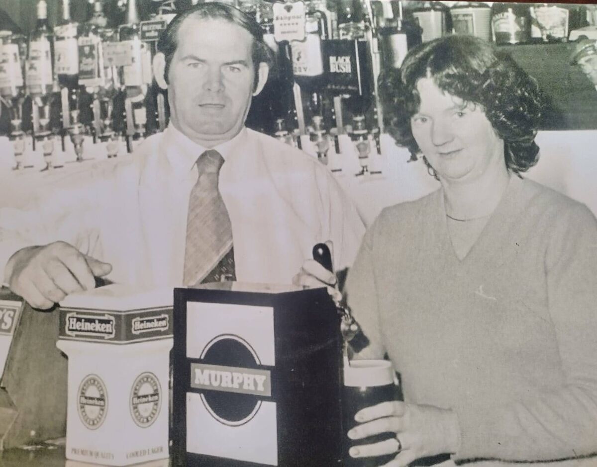 Bob and Maureen in The Blackmans Bar in Dublin Pike, Cork city
