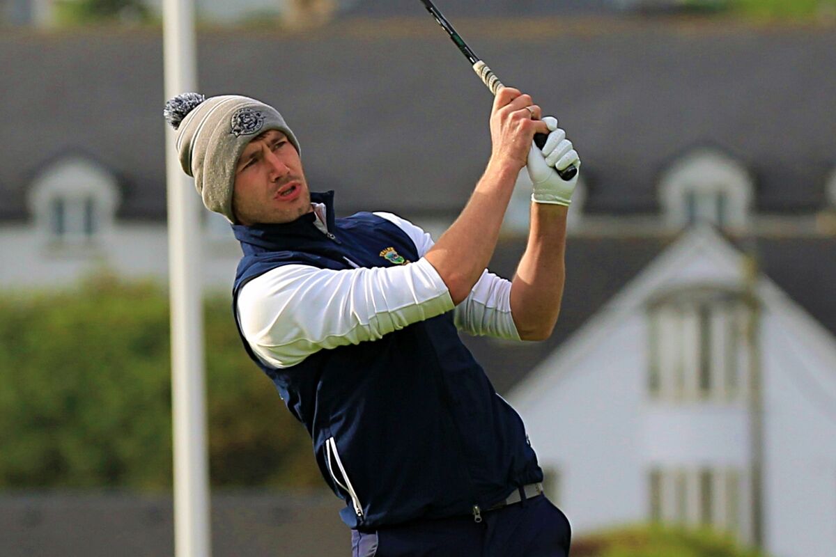 Joe O'Neill (Berehaven) in action in the Pierse Motors South of Ireland Championship at Lahinch Golf Club. Picture: Niall O’Shea