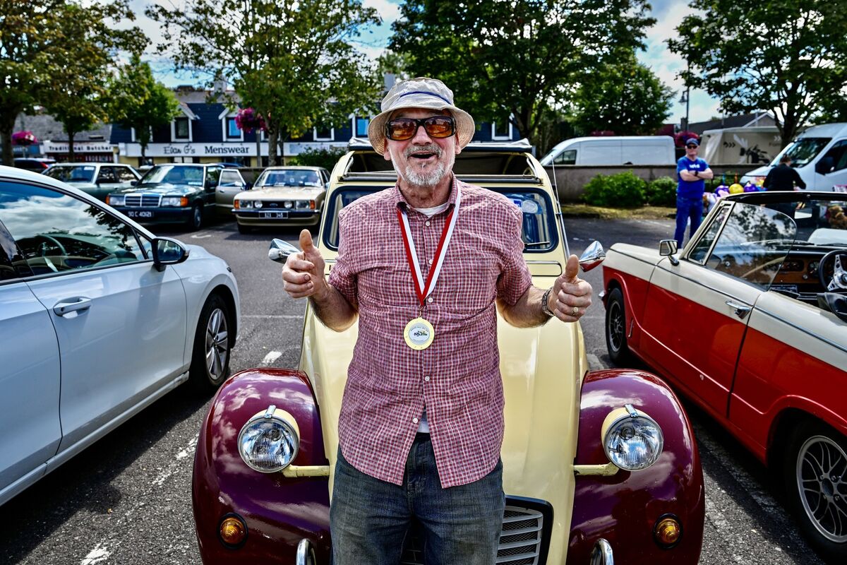 Sean O’Donoghue beside his 1979 Citroen at the Ballincollig Vintage Motor Show. Sean O’Donoghue beside his 1979 Citroen at the Ballincollig Vintage Motor Show.