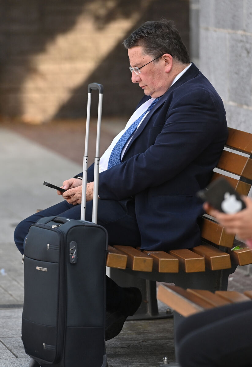  Michael Corrigan, solicitor for Triathlon Ireland at the inquests into the deaths of Ivan Chittenden and Brendan Wall at the Courthouse, Midleton, Cork. Picture Dan Linehan