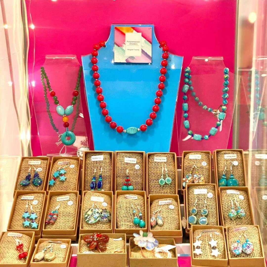 Jewellery made by Margaret Twomey of Purpose Mosaic Jewellery made by Margaret Twomey of Purpose Mosaic