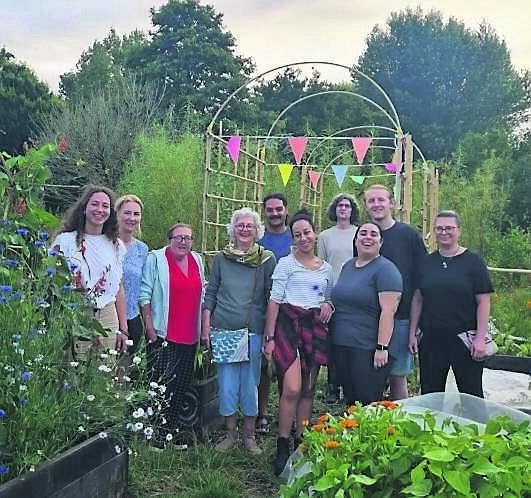Members of the community helping out at Togher Community Garden in recent days. Members of the community helping out at Togher Community Garden in recent days.