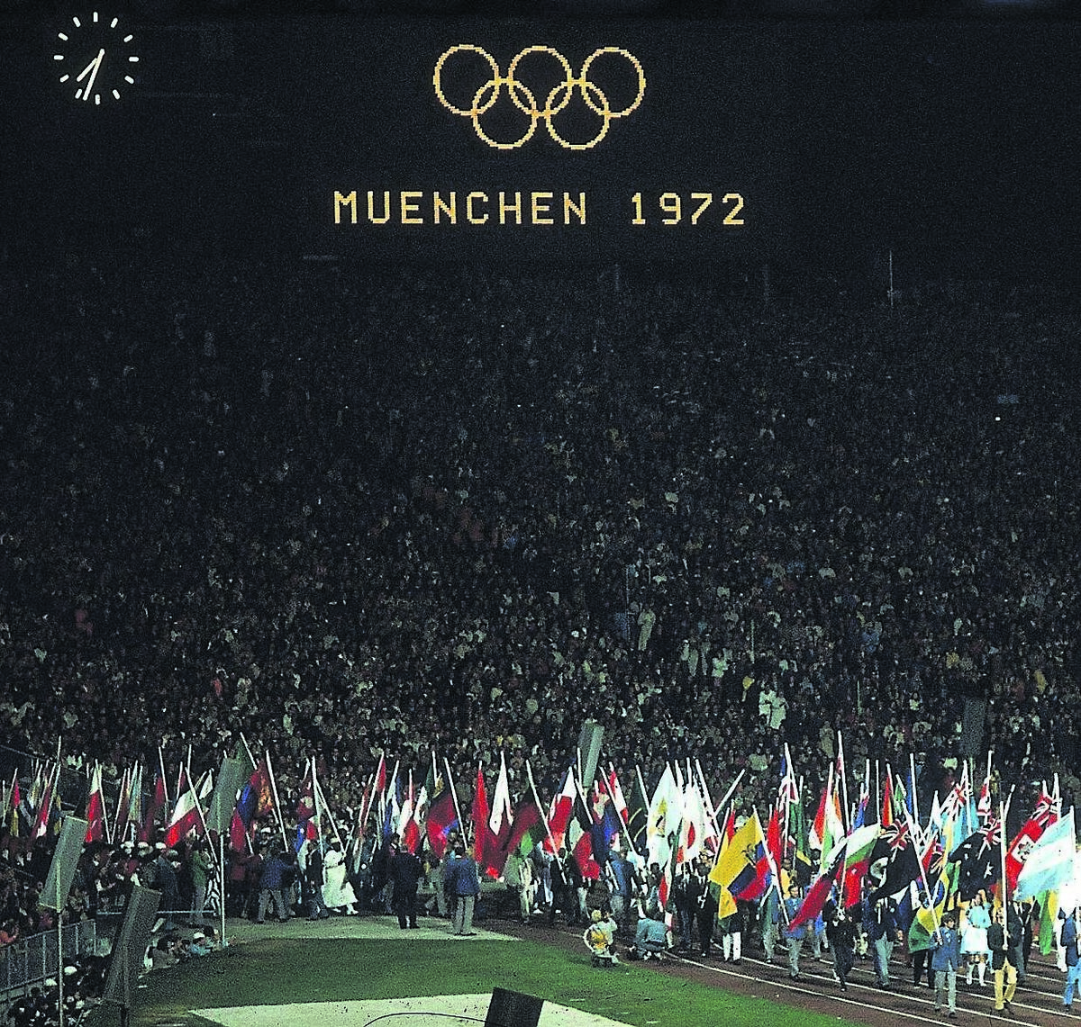 The Closing Ceremony of the 1972 Olympic Games in Munich. Picture: ©INPHO/Allsport The Closing Ceremony of the 1972 Olympic Games in Munich. Picture: ©INPHO/Allsport