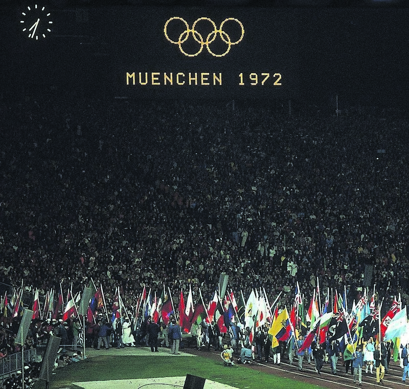The Closing Ceremony of the 1972 Olympic Games in Munich. Picture: ©INPHO/Allsport