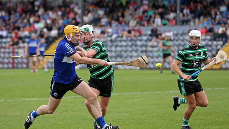 Premier hurling champions Sarsfields in cruise control against Douglas Premier hurling champions Sarsfields in cruise control against Douglas