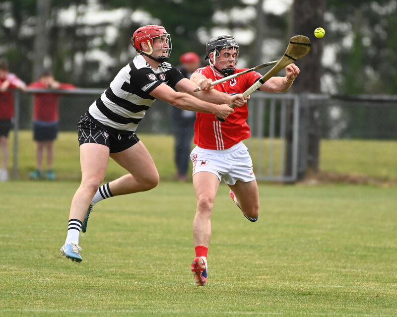 Midleton's Eoin Moloney and Charleville's Darragh Fitzgibbon tussle for the sliotar during the Co-Op Superstores Cork Premier SHC at Mourneabbey. Picture; Eddie O'Hare Midleton's Eoin Moloney and Charleville's Darragh Fitzgibbon tussle for the sliotar during the Co-Op Superstores Cork Premier SHC at Mourneabbey. Picture; Eddie O'Hare