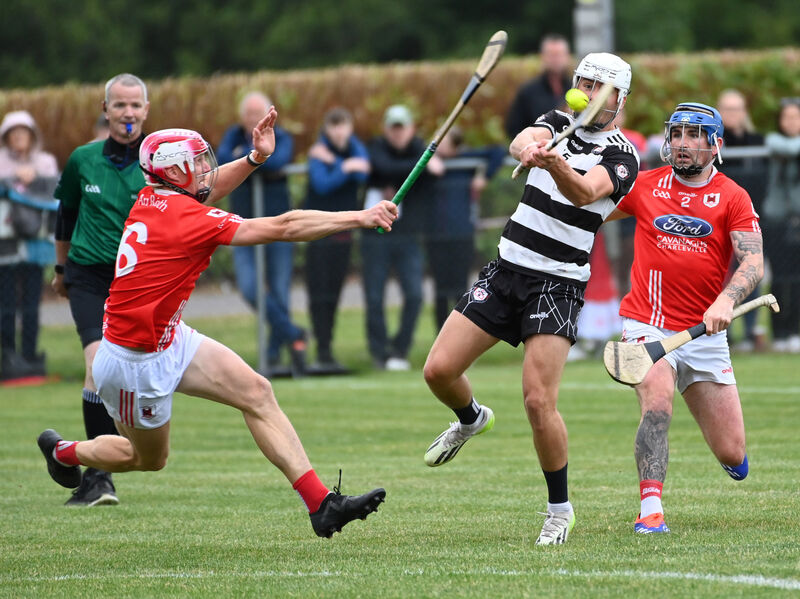 Midleton's Dave Cremin shoots from Charleville's Daniel O'Flynn during the Co-Op Superstores Cork Premier SHC at Mourneabbey. Picture; Eddie O'Hare Midleton's Dave Cremin shoots from Charleville's Daniel O'Flynn during the Co-Op Superstores Cork Premier SHC at Mourneabbey. Picture; Eddie O'Hare
