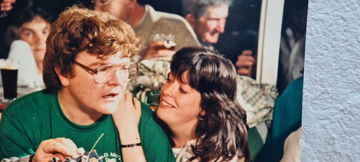 Mary Greene and Noel Shine in the 90s.