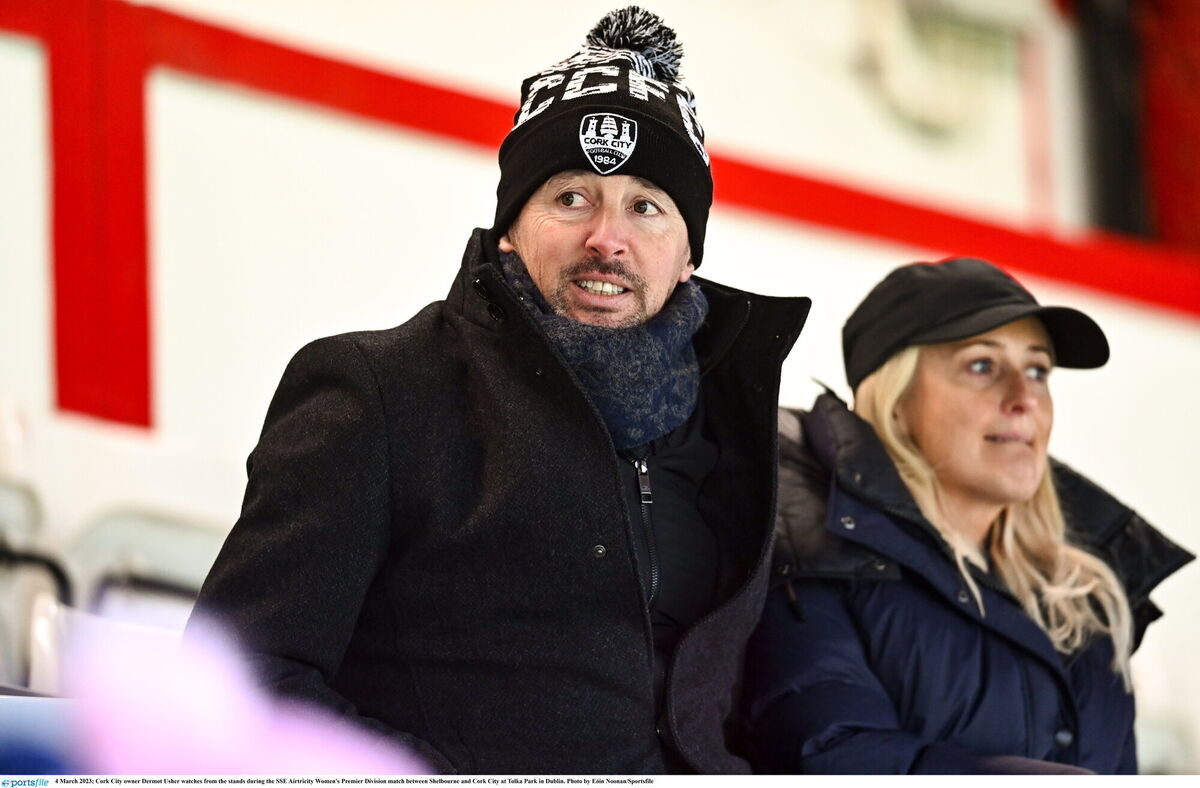 Cork City owner Dermot Usher. Picture: Eóin Noonan/Sportsfile