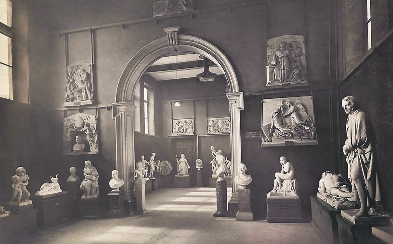 Sculpture Galleries at Crawford School of Art around 1920. Picture: Courtesy Crawford Art Gallery, Cork