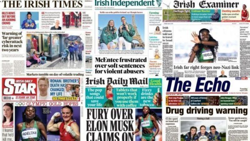 What the papers say: Tuesday's front pages
