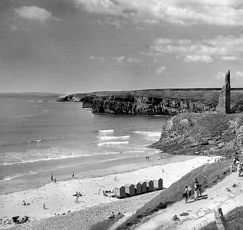 Ballybunion strand, Co. Kerry in the summer of 1953