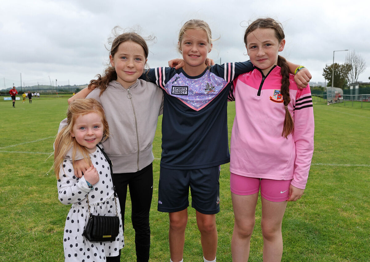 Sienna and Bella Morrissey, Zoe O’Leary and Abbie O’Carroll at the Thomas Morrissey memorial tournament at Ringmahon Park, Mahon. Sienna and Bella Morrissey, Zoe O’Leary and Abbie O’Carroll at the Thomas Morrissey memorial tournament at Ringmahon Park, Mahon.