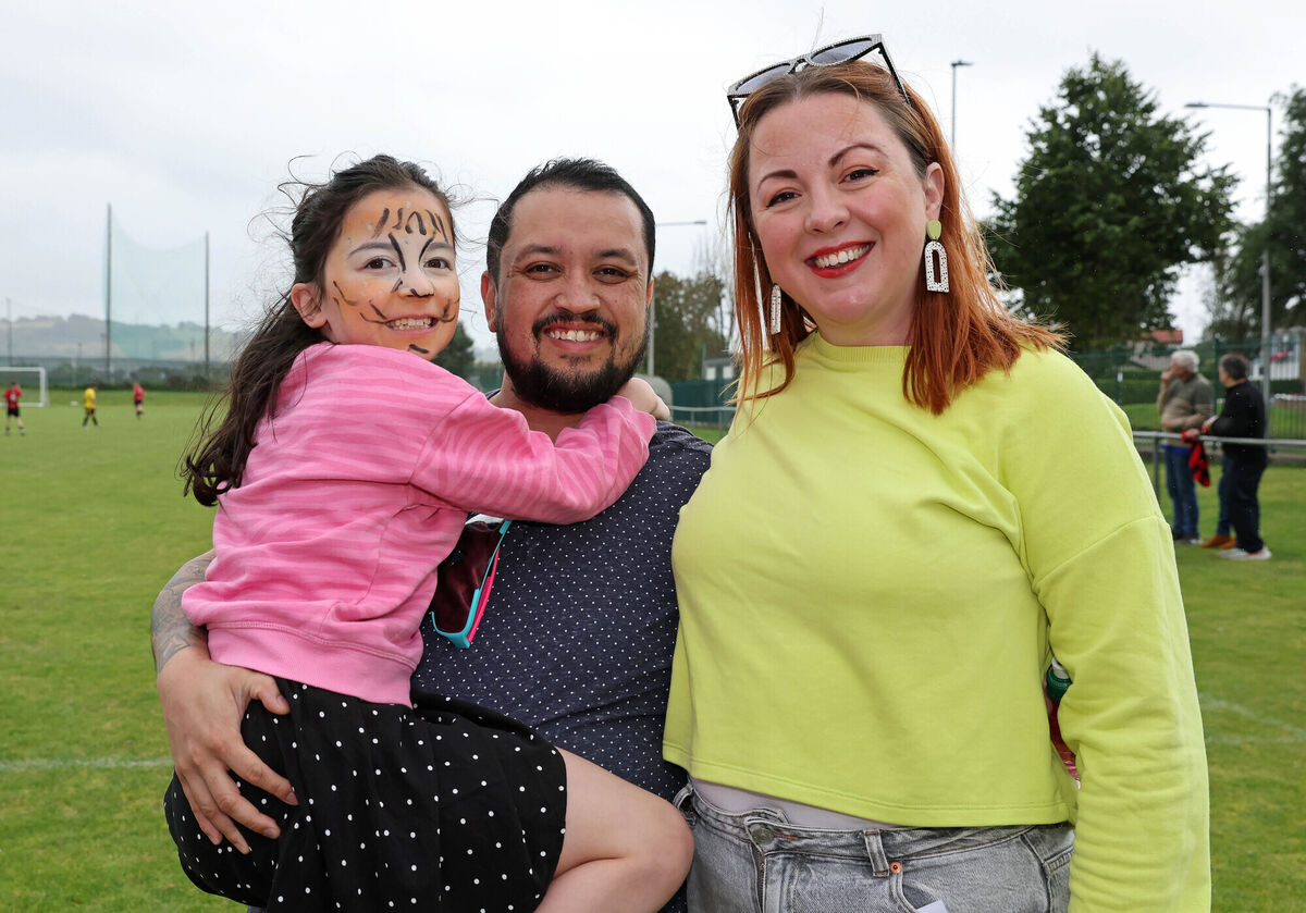 Lila, Gabe and Ezara Ahern Easter at the Thomas Morrissey memorial tournament at Ringmahon Park, Mahon. Lila, Gabe and Ezara Ahern Easter at the Thomas Morrissey memorial tournament at Ringmahon Park, Mahon.