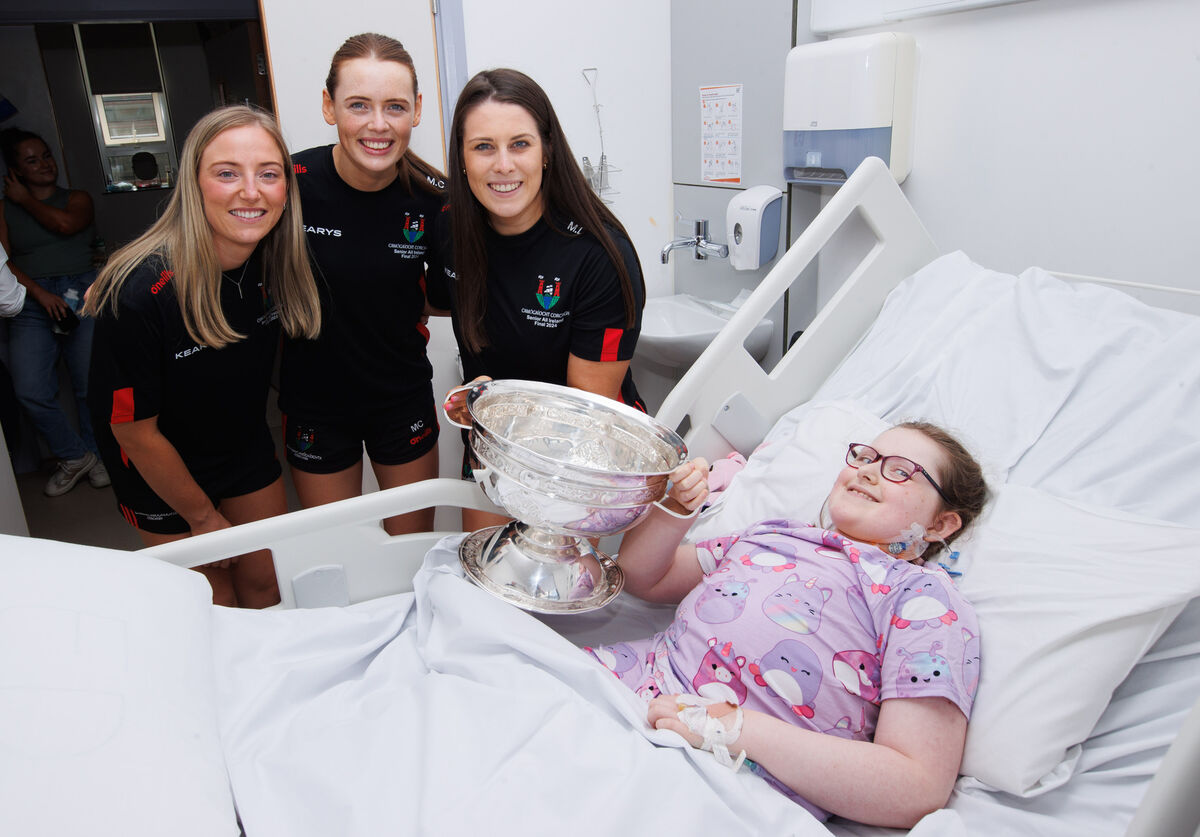 Lucy Kelly from Ballyclough pictured with Izzy O’Regan, Meabh Cahalane and Molly Lynch Lucy Kelly from Ballyclough pictured with Izzy O’Regan, Meabh Cahalane and Molly Lynch