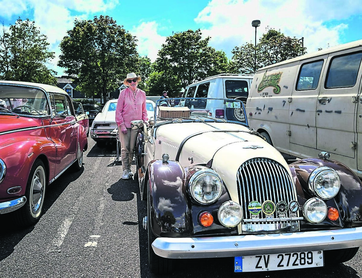 Eleanor Cudmore, beside her 1980 Morgan, at the Ballincollig Vintage Motor Show.	 Picture: Chani Anderson
                     Eleanor Cudmore, beside her 1980 Morgan, at the Ballincollig Vintage Motor Show.	 Picture: Chani Anderson
