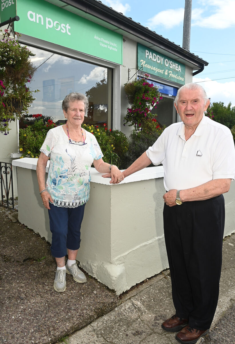 Paddy and Frankie O'Shea of Upper Aghada post office. Picture; Eddie O'Hare