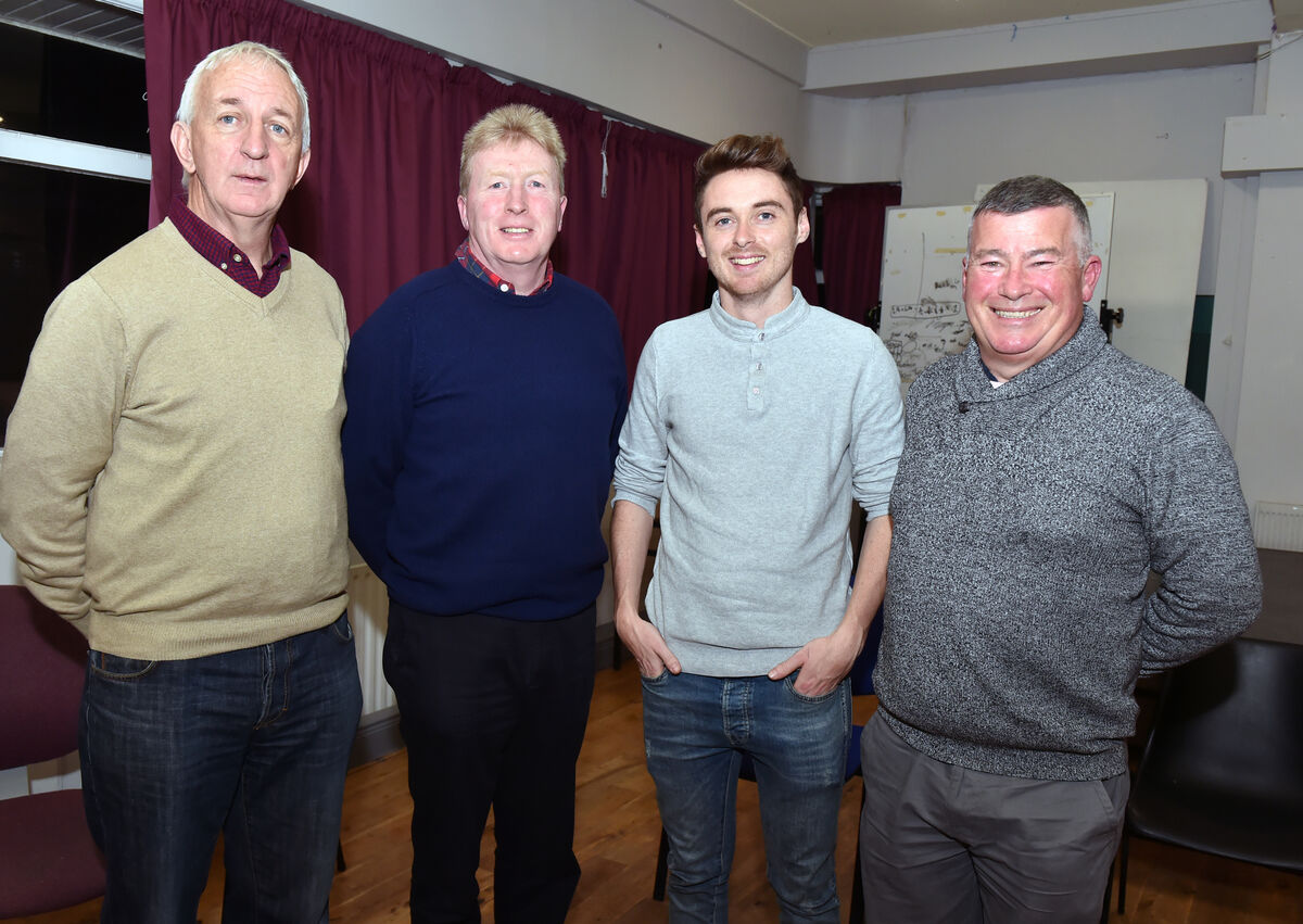 O'Donovan Rossa manager Gene O'Donovan (far right) and coach Daniel Cronin (second from right) pictured in 2018, with Conor Counihan and Bobbie O'Dwyer, at a presentation to the Rebel Óg U16 sides that they had guided to success. Picture: Eddie O'Hare O'Donovan Rossa manager Gene O'Donovan (far right) and coach Daniel Cronin (second from right) pictured in 2018, with Conor Counihan and Bobbie O'Dwyer, at a presentation to the Rebel Óg U16 sides that they had guided to success. Picture: Eddie O'Hare