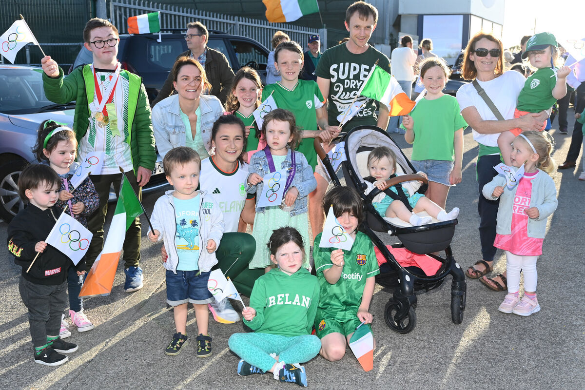 Phil Healy. gets a hero's welcome home in Ballineen and Enniskeane. Picture Eddie O'Hare